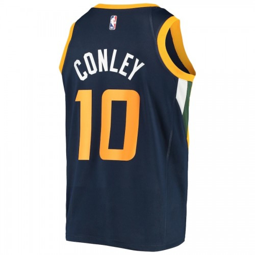 Men's Utah Jazz Mike Conley #10 Navy Swingman Jersey - Icon Edition-Pro Kit Vault | Brand New 26/27 Sports Jerseys